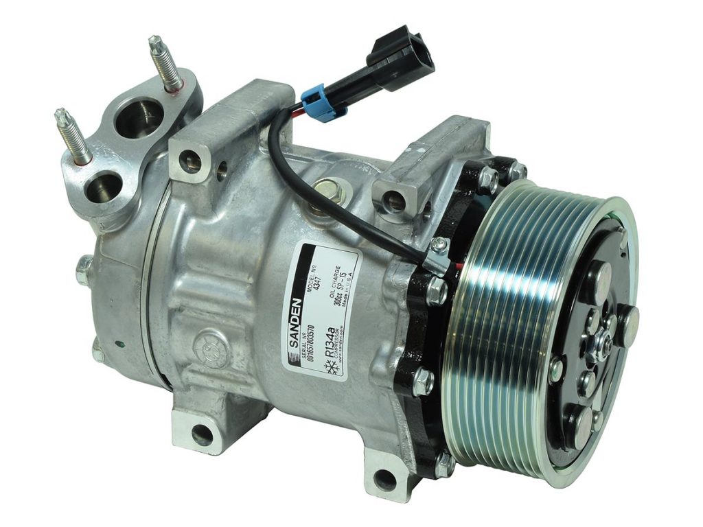 NEW Original Sanden Compressor 4347 Navistar Truck (1101138)